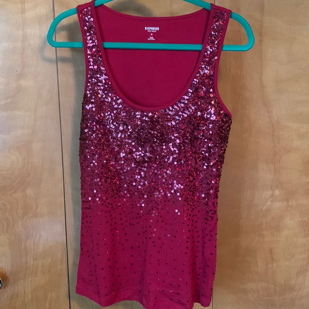 Sexy Basic Tank W/ Sequins Express - image 5